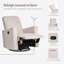 Fauteuil inclinable Evolur Raleigh Basic Glider |Fauteuil à bascule-134878892