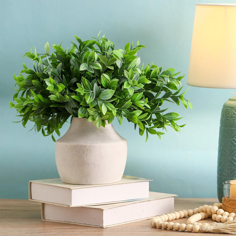 Small Rustic Ceramic Vase for Tabletop, Shelf, and Mantel Décor