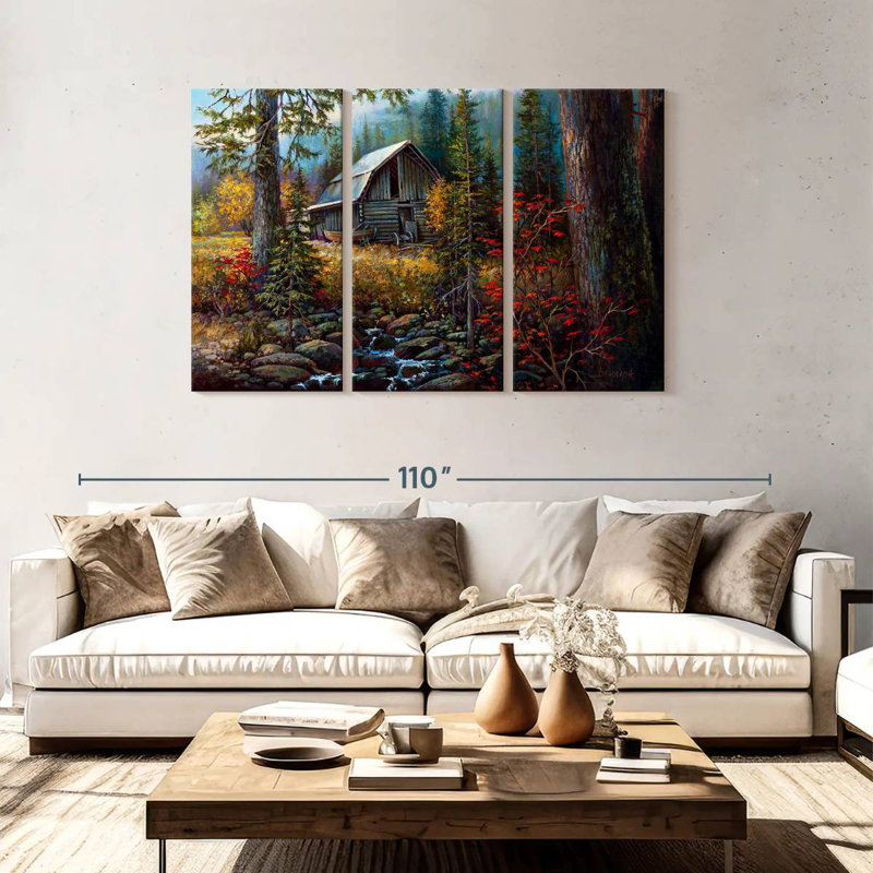 Lilie Burma Barn, 48" H x 74" W