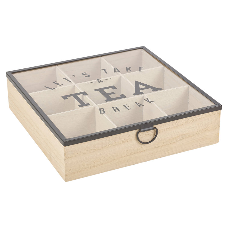 Natur Pur Cory Wood Tea Box