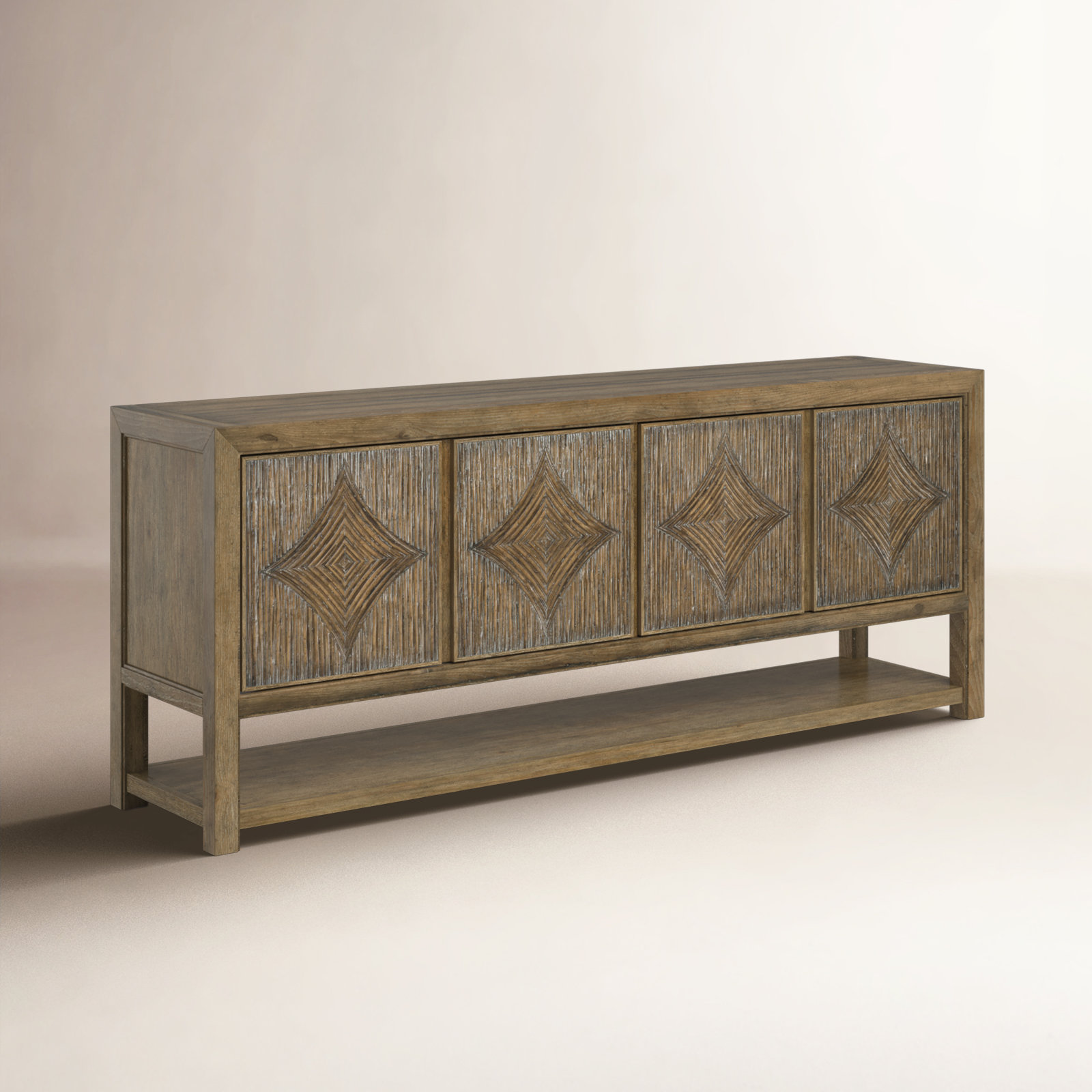 MacGowan 80'' Media Console, Brown