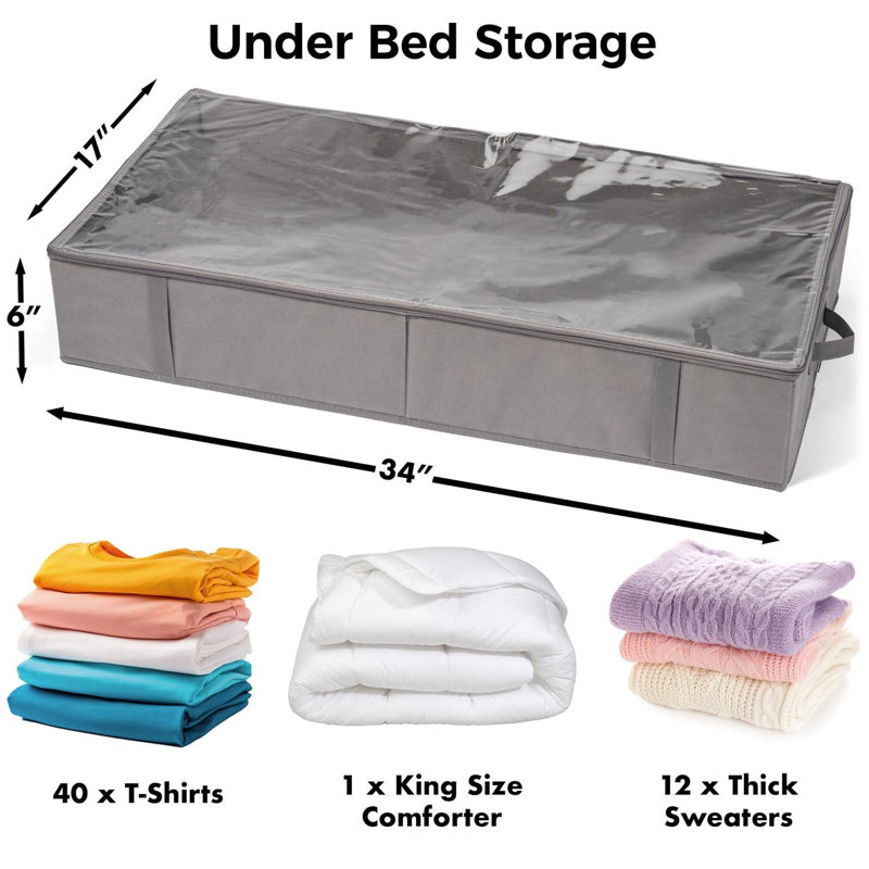 Closet Organizers And Storage(Black/2 Pack), Black