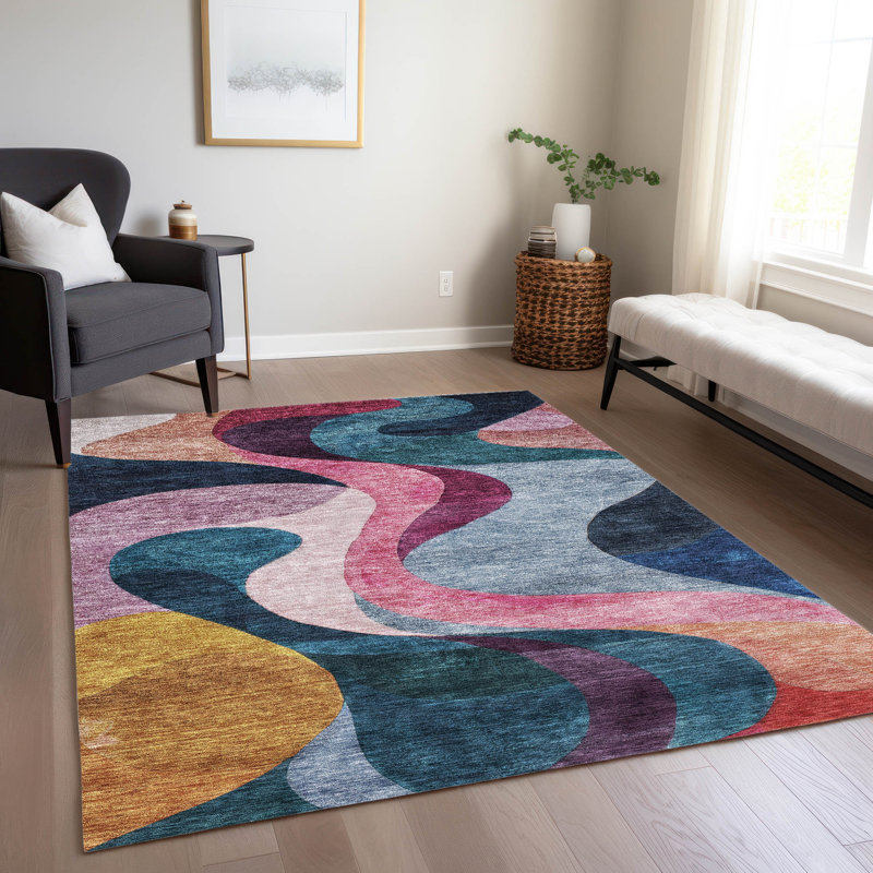 Tapis vert intérieur / extérieur lavable à la machine Chantille ACN1121, Rectangle 2 pi 6 po x 3 pi 10 po