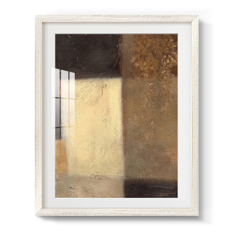 Ivoire et onyx II - impression encadrée, H 28,5 po x l 20,5 po, Blanc