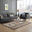 Tapis à motif de losanges délavé Atzi Southwestern par Modway-27258818
