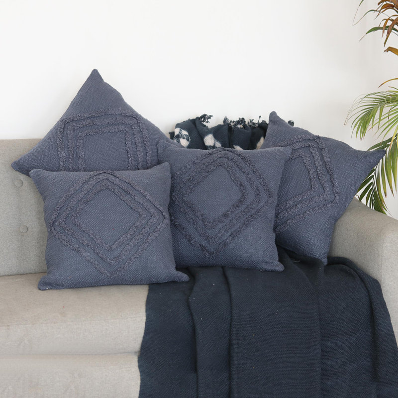  Housse de coussin en coton 18 po