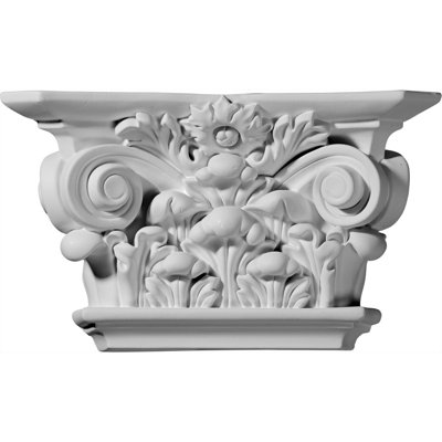 Acanthus Leaf Capital (Fits Pilasters up to 6 3/4"W x 1"D) (2-Pack)
