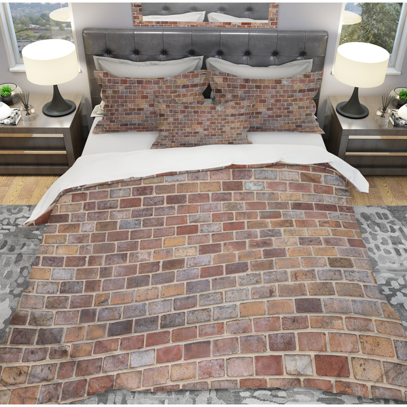 Rustic Abstract Duvet Cover, Queen Duvet Cover + 2 Shams