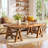 47" Solid Wood Coffee Table