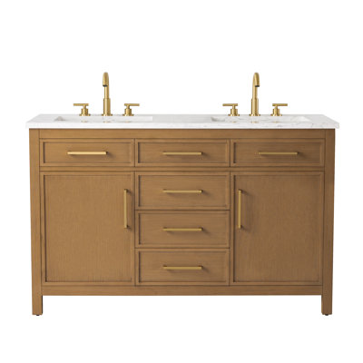 Meuble-lavabo double 54 po Reajean