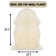 Colello Natural New Zealand Sheepskin Area Rug