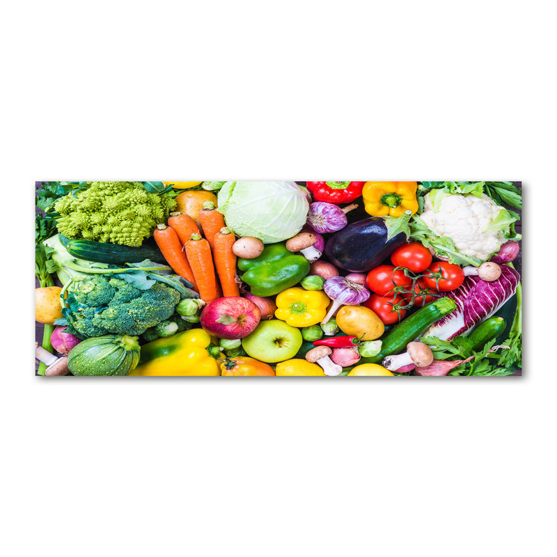Colourful Vegetables - Wrapped Canvas Print