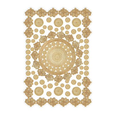 Luxurious Woven Area Rug, 100% Polyester, 23.6 x 39.4 inches | 650 g/m², 0.3 in Pile Height | Antibacterial, Non-Slip PVC Dot Underside, Machine Washable | 3D Digital Printing, Perfect for Living Room & Bedroom Decor