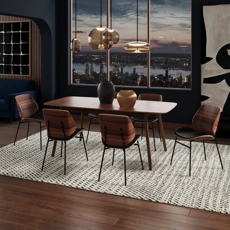 Chariklia 7 - Piece Extendable Dining Set