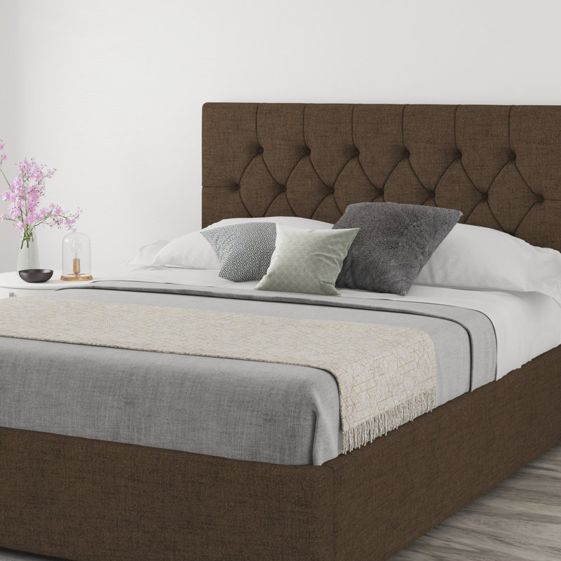 Talcott Upholstered Headboard, Single (3'), Knit Chocolate