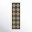 Winnie Wool Geometric Area Rug in Brown/Tan-1073689732