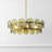 Curtis 4 Light Glass/Metal Chandelier