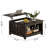 Torron Lift Top Farmhouse Coffee Table with Storage,Wood Cocktail Table-780679327