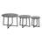 Terrain Set of 3 Round Nesting Tables - Black