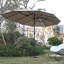 Parasol extérieur double à double face avec manivelle kaki sans base-406723539