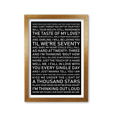 Thinking Out Loud - Print