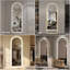 Miroir mural DEL pleine longueur