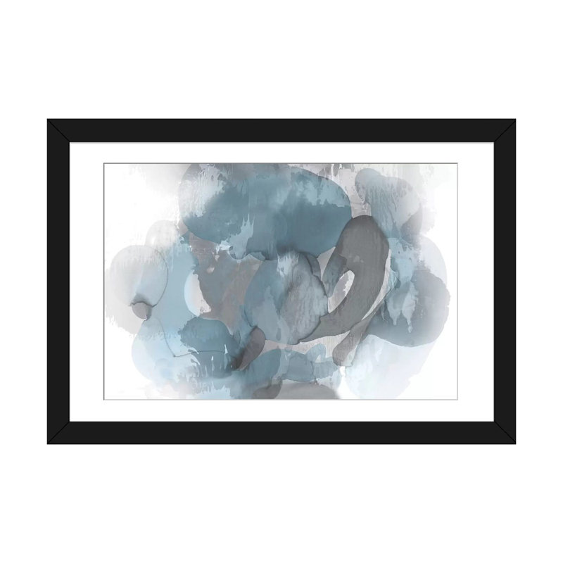 «Flow II», impression sur toile, H 24 po x l 32 po x P 1 po, Cadre noir