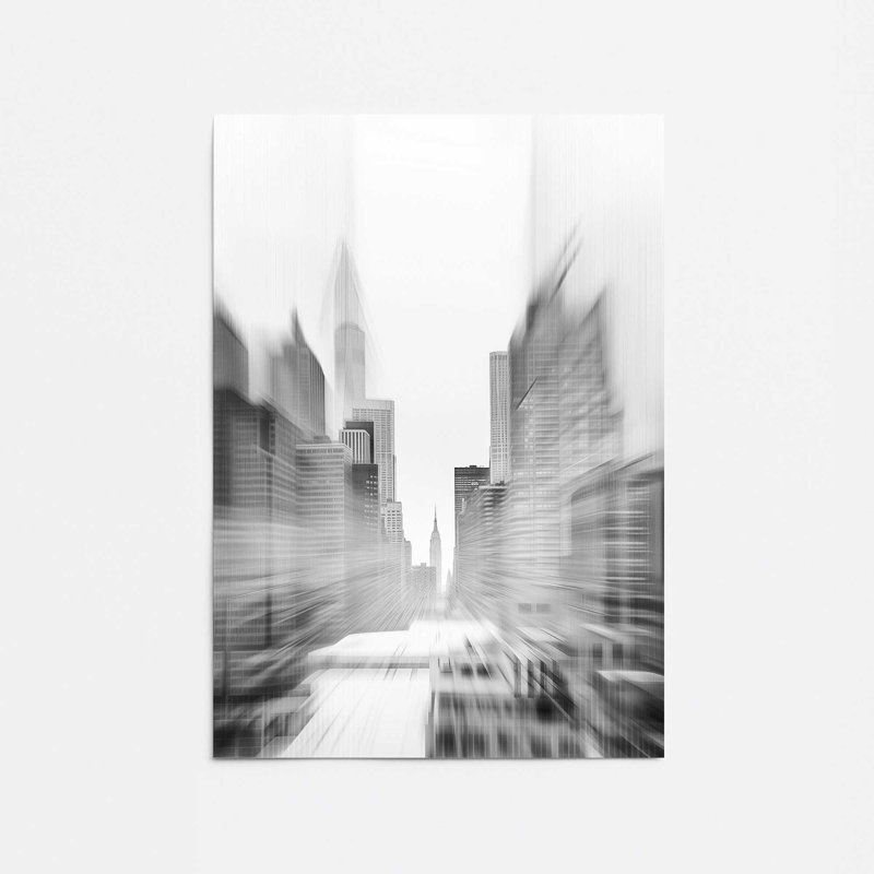 NYC City Rhythms, Sans cadre, papier, H 8 po x l 10 po