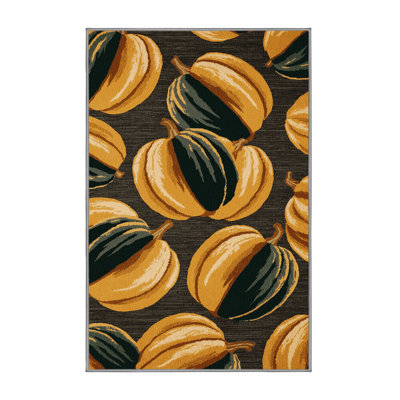  Tapis lavable à la courge poivrée