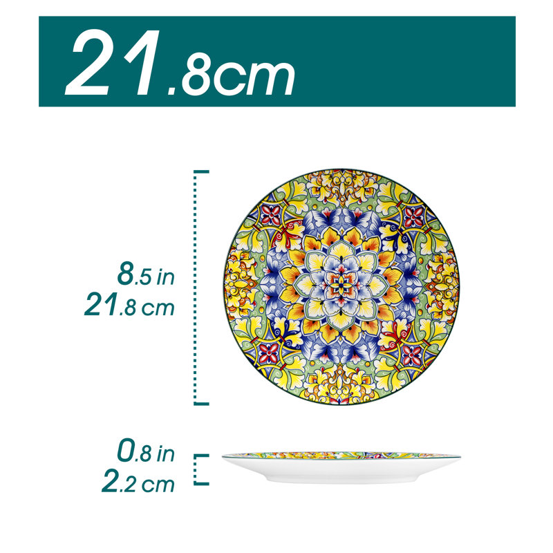 27.5cm Stoneware Salad/Dessert Plate