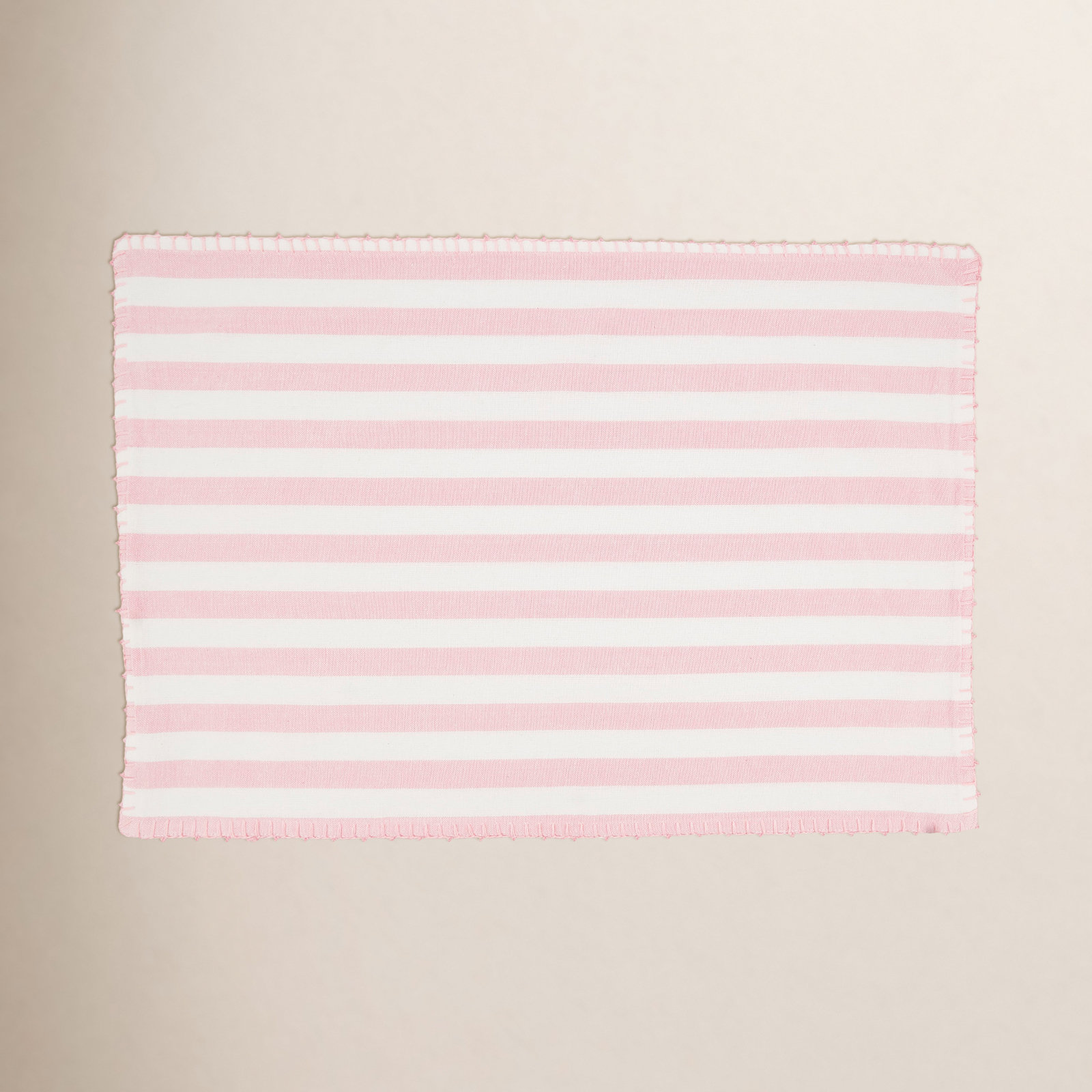 Oxford Cotton Placemat, Pink