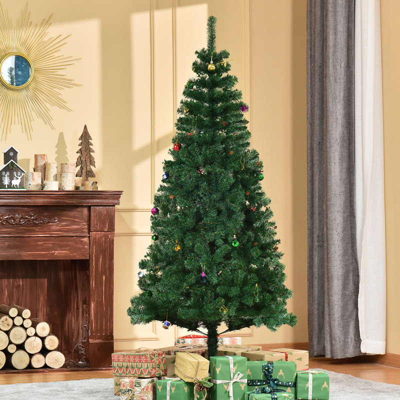Arbre de Noël artificiel vert, 6'