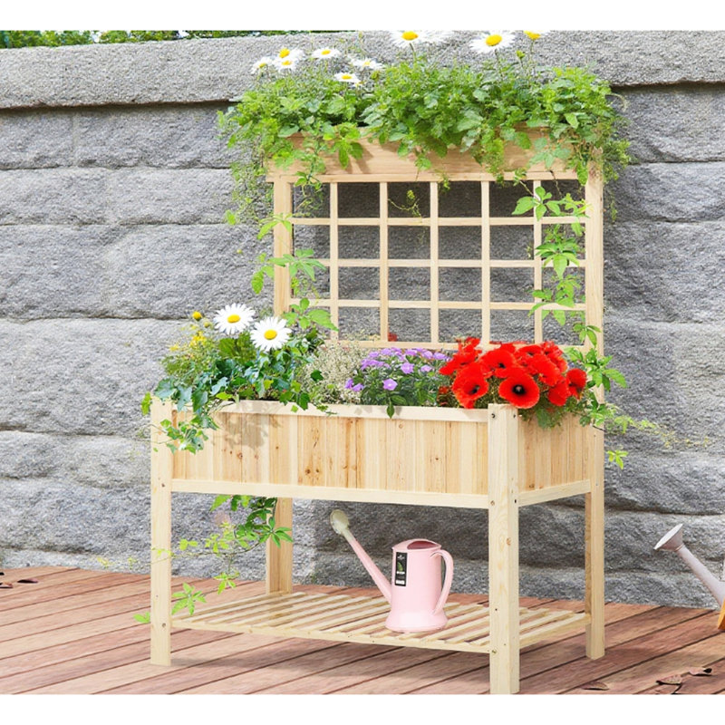 Shellman Wood Raised Garden Bed