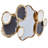 Caffe Abstract Modern Mirrored Wall Decor