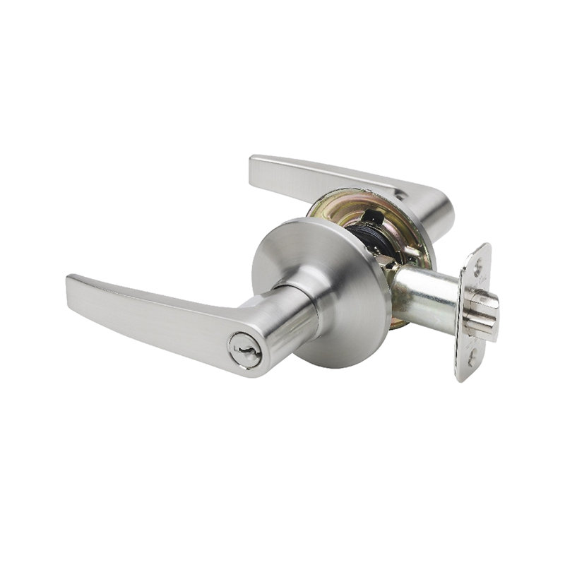 Daley Satin Nickel Keyed (Entry) Door Lever