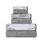 Ensemble de serviettes 6 pièces Kreager 500 g / m² 100% coton à séchage rapide