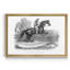 Le bond debout - impression sur toile tendue-104560353-104560355