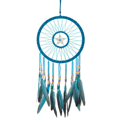 Capteur de rêves avec coquillages, style chaman