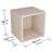 Solid Wood Decorative Storage Shelf Kubby 15.1-120854260