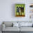 Wrapped Canvas Wall Art - Daniel Patrick Kessler 'Double Trouble' Wall Art for Living Room, Bedroom, or Office Décor - 35x47-24035280