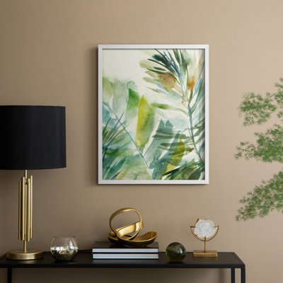 «Paradise Memory I», reproduction encadrée - bois massif