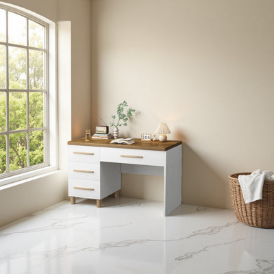 Bureau moderne blanc minimaliste