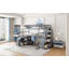 Lit mezzanine double avec 7 tiroirs, 2 tablettes et un bureau-1533237110