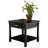 Aoun Solid Wood Top End Table with Storage