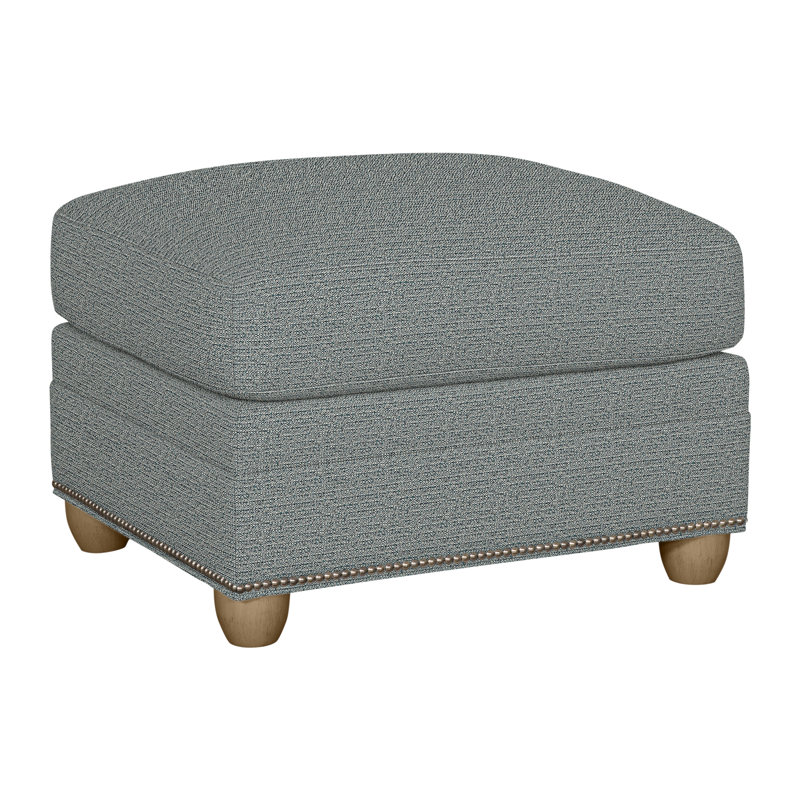 Fairgrove Upholstered Ottoman, Hampton, Tuck Cobalt, Yes