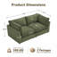 Causeuse modulaire surdimensionnée 2 places Heffernan-1206189616