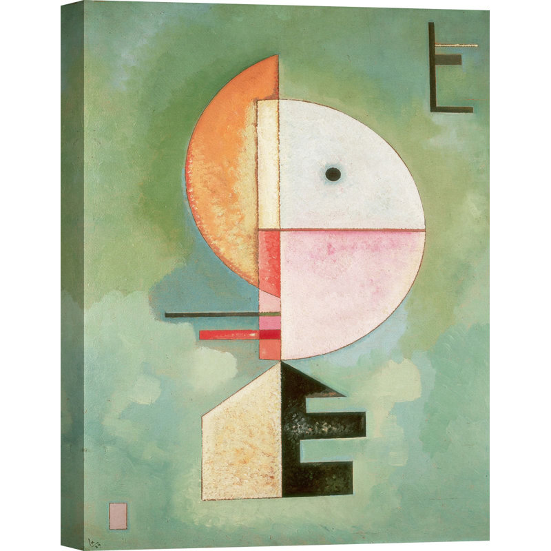 Upward by Wassily Kandinsky - Painting on Canvas, 120cm H x 90cm W x 4cm D
