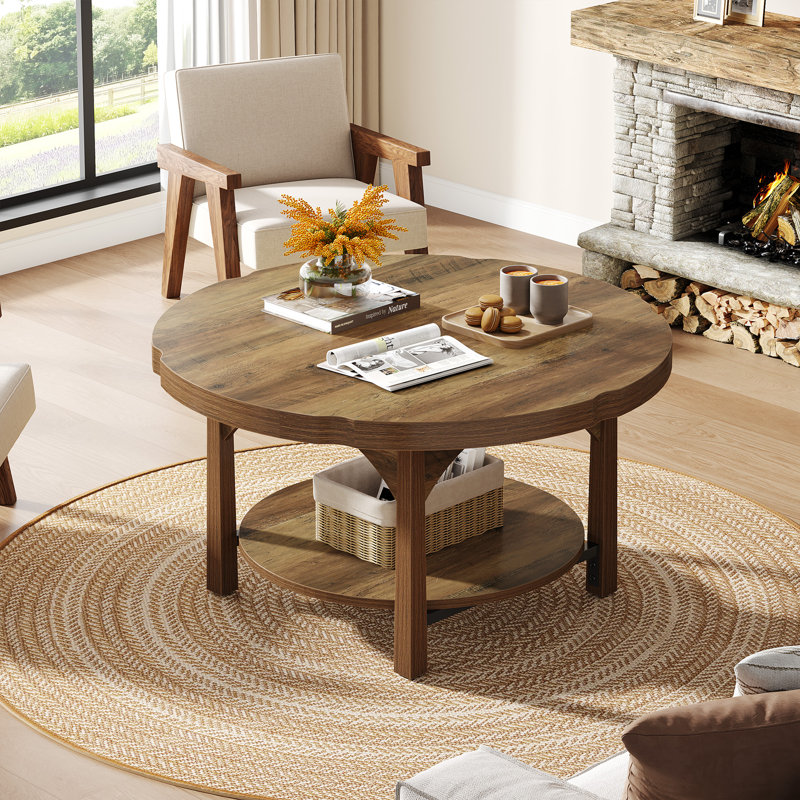 Four Leg Coffee Table with Storage