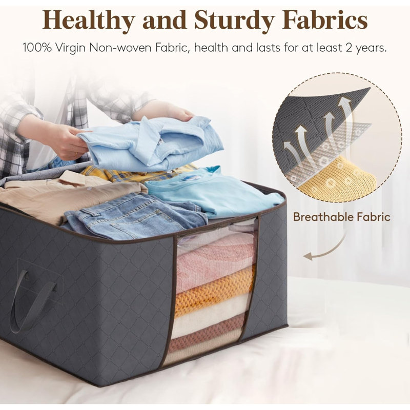 Brayden Studio Storage Bag, 10.5cm H x 23.5cm W x 40.5cm D