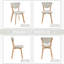 Ensemble de 4 chaises de salle à manger 100% bois massif, chaises de cuisine en bois, dossier ouvert, chaises de style Mid-Century moderne pour ferme, cuisine, salle à manger, naturel-1666303323
